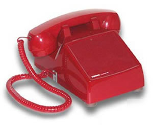 Viking k-1500P-d red no dial emergency desk phone 