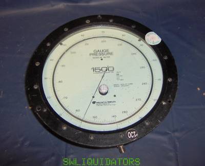 Wallace & tiernan pressure gauges assorted models 1500