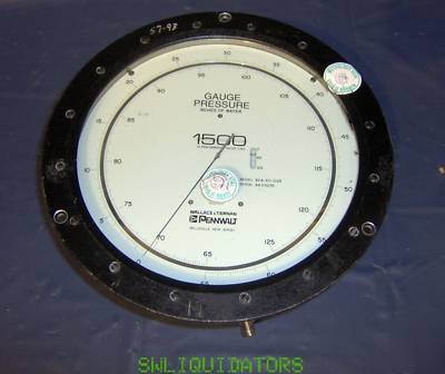 Wallace & tiernan pressure gauges assorted models 1500