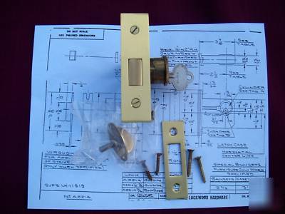  deadbolt lockwood auxiliary lock A2214 Â½â€ 