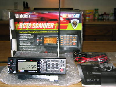 Uniden bearcat BCT8 800MHZ trunktracker 3 nascar addit.