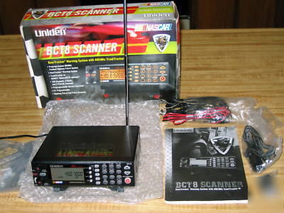 Uniden bearcat BCT8 800MHZ trunktracker 3 nascar addit.