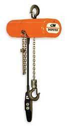 Cm shopstar electric hoist chain 600 # 10' lift 2001