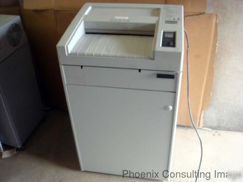 Destroyit 4012 lvl 6 industrial microcut paper shredder