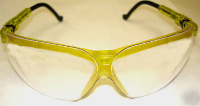 Genesis safety glasses - yellow/clear xtr lens - 3 pair