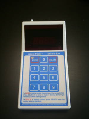 Microframe church nursery/ restaurant pager system