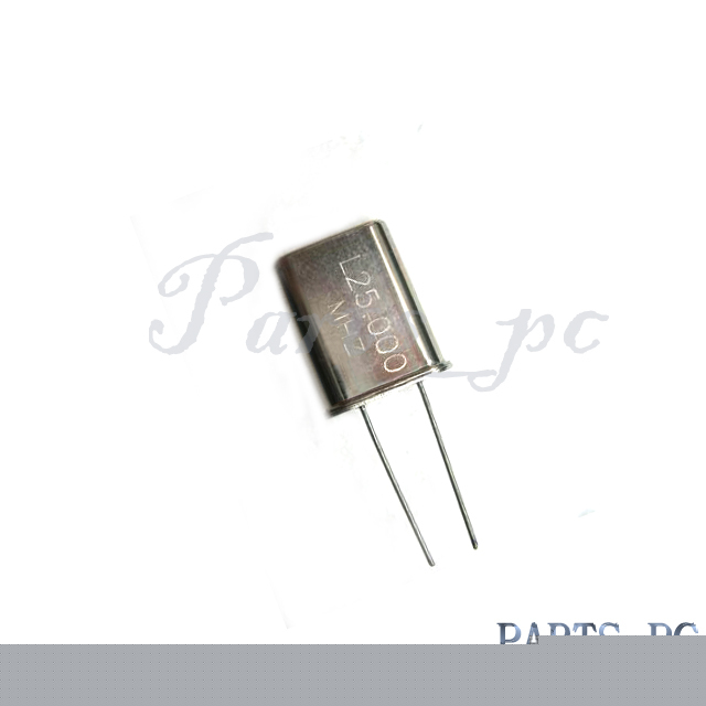 100 pieces 25MHZ/25.000 mhz crystal oscillators hc-49U