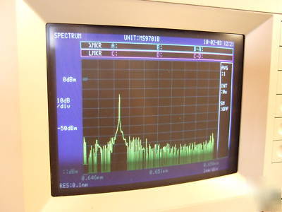 Anritsu MS9030A - MS9701B optical spectrum analzyer 