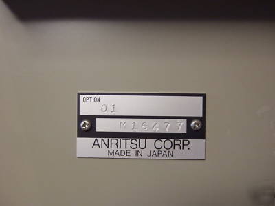 Anritsu MS9030A - MS9701B optical spectrum analzyer 