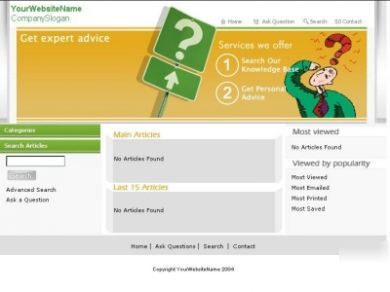 Expert advisor website includes free domain name 