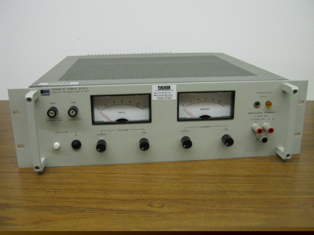 Hp agilent 6264B power SUPPLY0-20V 0-20A refurb nist