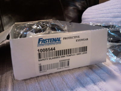 12 fastenal smokedark motorcycle safety sunglasses ansi