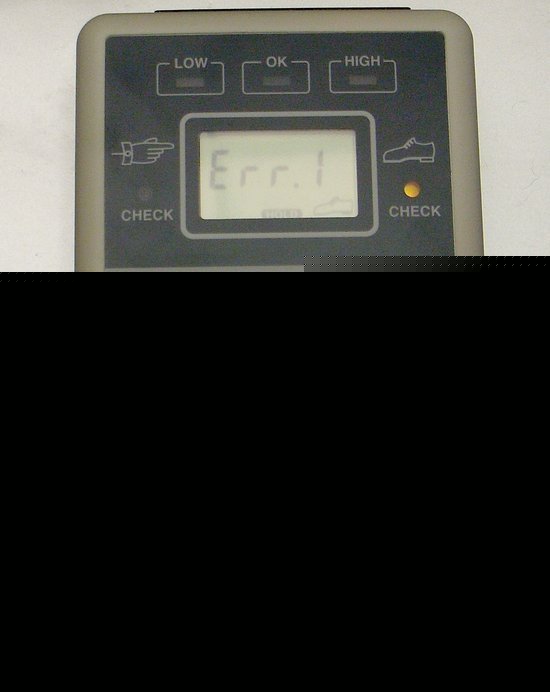 3M static control shoe wrist strap tester 747 and data