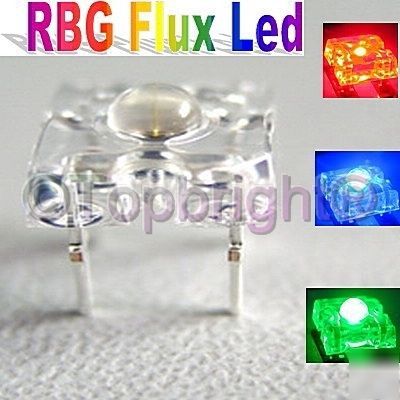 50 pc 5MM 8KMCD common anode super flux rgb led f/r