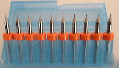 10 x stub end mill cutter router bits 4-6MIL pcb cnc