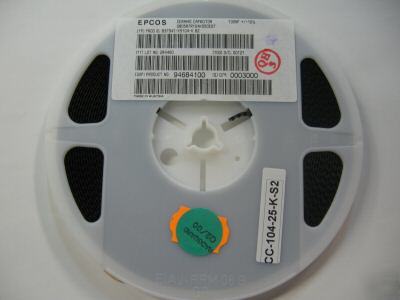 3000 pcs p/n B37947K9182J62 ceramic cap 1.8NF 16V 0805