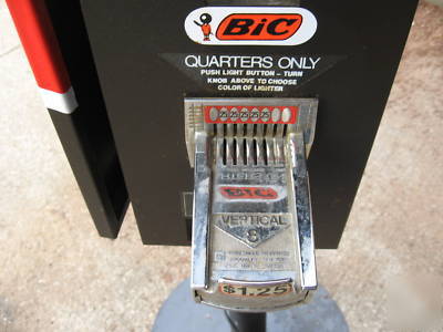 Bic lighter vending machine smoke shop/ retail store