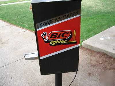 Bic lighter vending machine smoke shop/ retail store