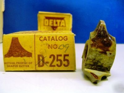 Delta / milwaukee 3-lip shaper cutter 1/2