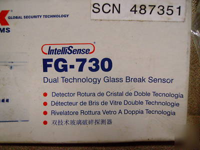 Fg-730 glassbreak detector - intellisense, 