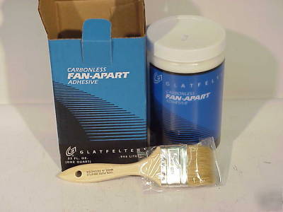 Glatfelter fan-apart carbonless adhesive 1 qt.