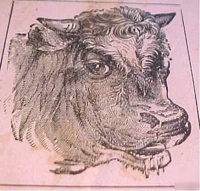 1890S spokane wa meat market trade card w price list