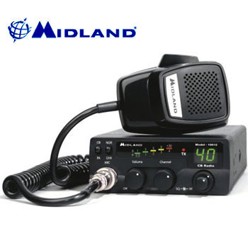 Midland 1001Z 40 ch cb radio w/window mount antenna 