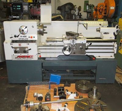 Msc 14- 40G engine lathe gap bed dro loaded tooling