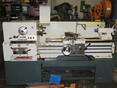Msc 14- 40G engine lathe gap bed dro loaded tooling