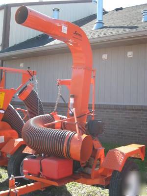 New salsco 725NS leaf vacuum trailer mounted 25 hp 