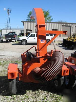 New salsco 725NS leaf vacuum trailer mounted 25 hp 