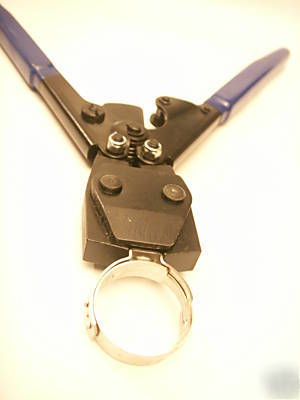 Pex crimper, cinch clamp crimping tool, plumbing crimp