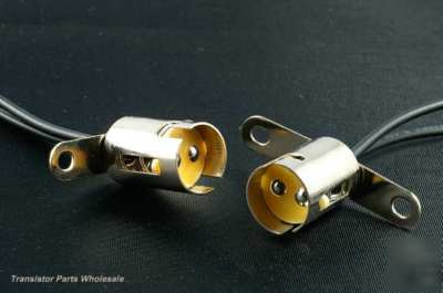 Pkg 6, BA15D bayonet car stop tail light bulb socket