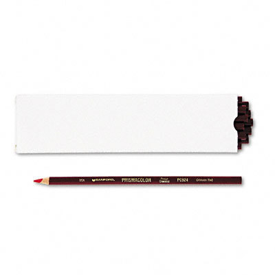 Premier colored pencil, crimson red lead/barrel, dozen