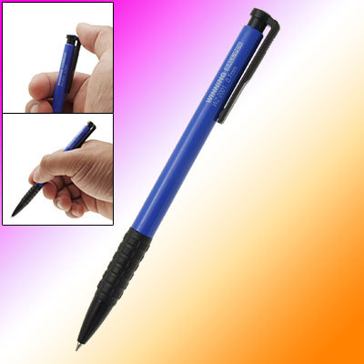 School office blue ink 0.7MM plastic case ball pen