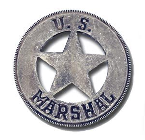 Us marshal historic badge