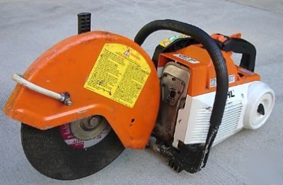  stihl ts 460 cutquik concrete saw cut-off machine 