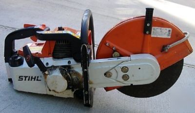  stihl ts 460 cutquik concrete saw cut-off machine 