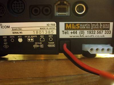 Icom 703 full qrp outfit + battery + outbacker perth +