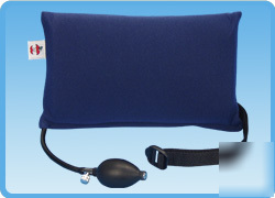 Inflatable back, lumbar cushion portable chair support 