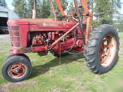 International harvester tractor farmall super md 