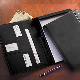 Levenger tyler folio *only*-black *small imperfections