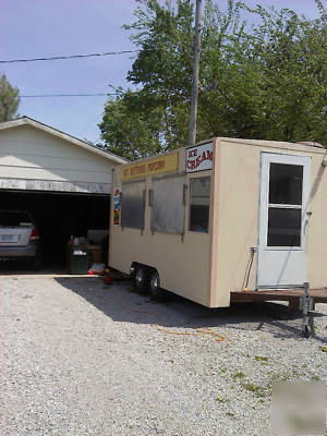 16FT by 8FT fully equiped homemad concession