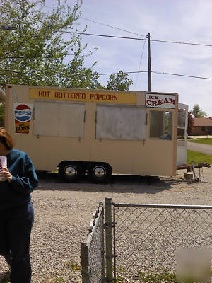 16FT by 8FT fully equiped homemad concession