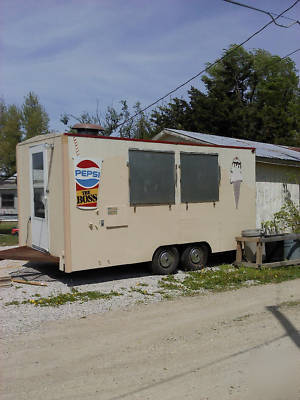 16FT by 8FT fully equiped homemad concession