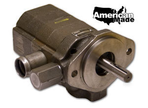 22GPM 2-stage logsplitter pump 2-bolt 