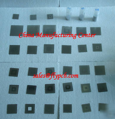 33 pcs repair stencil for bga + solder ball xbox 360