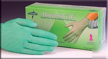 Aloe touch gloves latex-free large: case of 1000