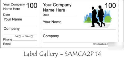 Business labels box of 200 (HL14)