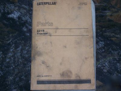 Caterpillar parts book 621B tractor s/n 45P2712-up